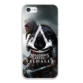 Чехол для iPhone 5/5S матовый с принтом ASSASSIN`S CREED VALHALLA в Петрозаводске, Силикон | Область печати: задняя сторона чехла, без боковых панелей | Тематика изображения на принте: slayer | valhalla | vikings | асасин | ассасин крид | ассассин | вальхалла | викинги | тамплиеры