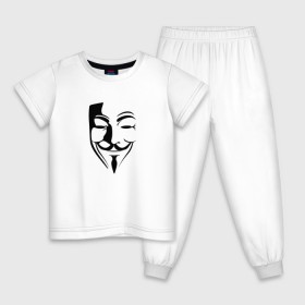 Детская пижама хлопок с принтом Маска в Петрозаводске, 100% хлопок |  брюки и футболка прямого кроя, без карманов, на брюках мягкая резинка на поясе и по низу штанин
 | высказывание | идея | манера | маска | мемы | разные | рисунок | символ