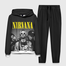 Мужской костюм 3D (с толстовкой) с принтом NIRVANA в Петрозаводске,  |  | nirvana | nirvana smells | nirvana smells like | teen spirit | курт кобейн | нирвана | нирвана песни.