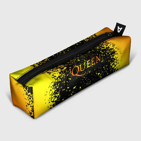 Пенал 3D с принтом Queen в Петрозаводске, 100% полиэстер | плотная ткань, застежка на молнии | 3d | queen | британская | группа | исполнитель | лого | логотип | музыканты | надпись | рок | эмблема