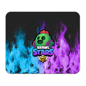 Коврик для мышки прямоугольный с принтом Brawl Stars SPIKE в Петрозаводске, натуральный каучук | размер 230 х 185 мм; запечатка лицевой стороны | 8 bit | 8 бит | bibi | brawl | brawl stars | crow | leon | spike | sprout | stars | бравл | бравл старс | браво старс | игра | компьютерная | кров | леон | онлайн | старс