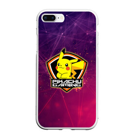 Чехол для iPhone 7Plus/8 Plus матовый с принтом Pikachu gaming в Петрозаводске, Силикон | Область печати: задняя сторона чехла, без боковых панелей | Тематика изображения на принте: game | pika pika | pikachu | pokemon | арт | женские темы | игра | кино | лого | мужские | пика | пика пика | пикачу | подарка | покемон | фильм