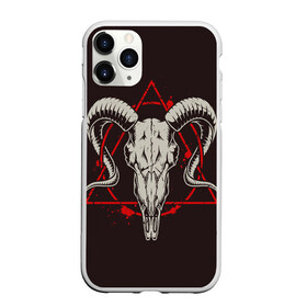 Чехол для iPhone 11 Pro матовый с принтом Культ в Петрозаводске, Силикон |  | demon | devil | fashion | goat | hell | horror | monster | satan | skull | style | ад | демон | дьявол | козёл | мода | монстр | сатана | стиль | ужас | череп