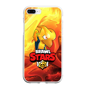 Чехол для iPhone 7Plus/8 Plus матовый с принтом BRAWL STARS CROW в Петрозаводске, Силикон | Область печати: задняя сторона чехла, без боковых панелей | bibi | brawl stars | coach mike | crow | leon | leon shark | max | mecha crow | mr.p | phoenix | sally leon | spike | sprout | unicorn | virus 8 bit | werewolf | ворон | оборотень | пингвин