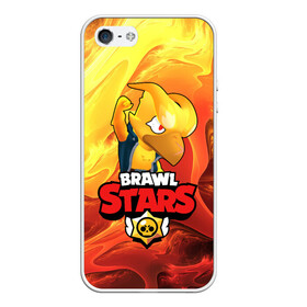 Чехол для iPhone 5/5S матовый с принтом BRAWL STARS CROW в Петрозаводске, Силикон | Область печати: задняя сторона чехла, без боковых панелей | bibi | brawl stars | coach mike | crow | leon | leon shark | max | mecha crow | mr.p | phoenix | sally leon | spike | sprout | unicorn | virus 8 bit | werewolf | ворон | оборотень | пингвин