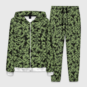Мужской костюм 3D с принтом КАМУФЛЯЖ в Петрозаводске, 100% полиэстер | Манжеты и пояс оформлены тканевой резинкой, двухслойный капюшон со шнурком для регулировки, карманы спереди | camouflage | армия | военная форма | военный | вооружение | вооруженные силы | защита | защитный цвет | зеленый | камуфляж | маскировка | солдат | униформа | форма | хаки