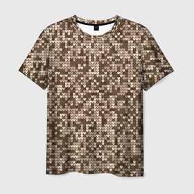 Мужская футболка 3D с принтом ВЯЗАНЫЙ КАМУФЛЯЖ в Петрозаводске, 100% полиэфир | прямой крой, круглый вырез горловины, длина до линии бедер | Тематика изображения на принте: camouflage | армия | военная форма | военный | вооружение | вооруженные силы | вязанный | вязаный | защита | защитный цвет | камуфляж | маскировка | солдат | униформа | форма | хаки