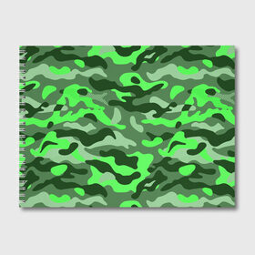 Альбом для рисования с принтом CAMOUFLAGE GREEN в Петрозаводске, 100% бумага
 | матовая бумага, плотность 200 мг. | Тематика изображения на принте: camouflage | армия | военная форма | военный | вооружение | вооруженные силы | защита | защитный цвет | зеленый | камуфляж | маскировка | солдат | униформа | форма