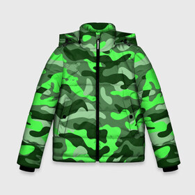 Зимняя куртка для мальчиков 3D с принтом CAMOUFLAGE GREEN в Петрозаводске, ткань верха — 100% полиэстер; подклад — 100% полиэстер, утеплитель — 100% полиэстер | длина ниже бедра, удлиненная спинка, воротник стойка и отстегивающийся капюшон. Есть боковые карманы с листочкой на кнопках, утяжки по низу изделия и внутренний карман на молнии. 

Предусмотрены светоотражающий принт на спинке, радужный светоотражающий элемент на пуллере молнии и на резинке для утяжки | camouflage | армия | военная форма | военный | вооружение | вооруженные силы | защита | защитный цвет | зеленый | камуфляж | маскировка | солдат | униформа | форма