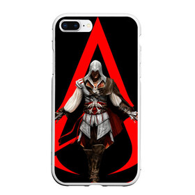 Чехол для iPhone 7Plus/8 Plus матовый с принтом Assassin’s Creed [02] в Петрозаводске, Силикон | Область печати: задняя сторона чехла, без боковых панелей | ezio | game | ubisoft | ассасин крид | кредо ассасина | эцио