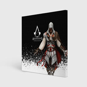 Холст квадратный с принтом Assassin’s Creed [04] в Петрозаводске, 100% ПВХ |  | ezio | game | ubisoft | ассасин крид | кредо ассасина | эцио