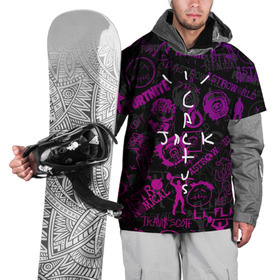 Накидка на куртку 3D с принтом TRAVIS SCOTT CACTUS JACK. в Петрозаводске, 100% полиэстер |  | astronomical | astroworld | cactus jack | fortnite | jack boys | la flame | rodeo | travis scott | кактус джек | пламя | трэвис скотт | фортнайт