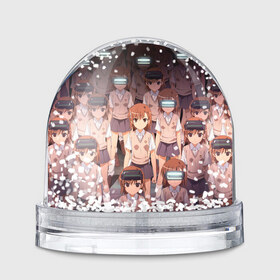 Снежный шар с принтом Railgun в Петрозаводске, Пластик | Изображение внутри шара печатается на глянцевой фотобумаге с двух сторон | anime | mikoto | misaka | railgun | toaru | аниме | анимэ | клон | клоны | микото | мисака | рейлган | тоару