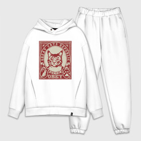 Мужской костюм хлопок OVERSIZE с принтом Cats Republic в Петрозаводске,  |  | animal | cat | cute | kitty | meow | obey | друг | животные | киска | китти | кот | котенок | котик | кошечка | кошка | лев | леопард | милый | мур | мяу | пантера | питомец | рысь | тигр | улыбка