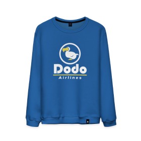 Мужской свитшот хлопок с принтом Dodo Airlines в Петрозаводске, 100% хлопок |  | animal crossing | dodo airlines | new horizons | авиаперевозчик | вымышленная компания | доставка | мем | мемы | почта | самолёты | транспорт