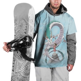 Накидка на куртку 3D с принтом Унесённые призраками в Петрозаводске, 100% полиэстер |  | Тематика изображения на принте: studio ghibli | аниме | унесённые призраками | хаяо миядзаки