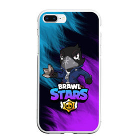 Чехол для iPhone 7Plus/8 Plus матовый с принтом Brawl Stars CROW в Петрозаводске, Силикон | Область печати: задняя сторона чехла, без боковых панелей | 8 bit | 8 бит | bibi | brawl | brawl stars | crow | leon | spike | sprout | stars | бравл | бравл старс | браво старс | игра | компьютерная | кров | леон | онлайн | старс