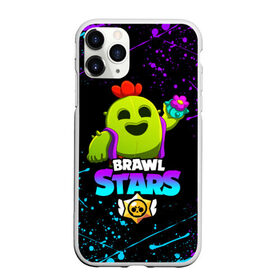 Чехол для iPhone 11 Pro Max матовый с принтом BRAWL STARS SPIKE в Петрозаводске, Силикон |  | bibi | brawl stars | coach mike | crow | leon | leon shark | max | mecha crow | mr.p | phoenix | sally leon | spike | sprout | unicorn | virus 8 bit | werewolf | ворон | оборотень | пингвин