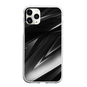 Чехол для iPhone 11 Pro Max матовый с принтом GEOMETRY STRIPES BLACK & WHITE в Петрозаводске, Силикон |  | Тематика изображения на принте: abstraction | geometry | hexagon | stripes | text | texture | абстракция | геометрия | красный | линии | неон | неоновый | полосы | соты | текстура | фигуры | черный