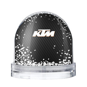Снежный шар с принтом KTM КАРБОН (Z) в Петрозаводске, Пластик | Изображение внутри шара печатается на глянцевой фотобумаге с двух сторон | enduro | ktm | moto | motocycle | sportmotorcycle | ктм | мото | мотоспорт