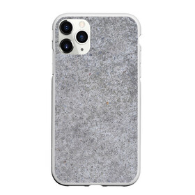 Чехол для iPhone 11 Pro Max матовый с принтом Серый бетон в Петрозаводске, Силикон |  | камень
