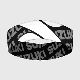 Повязка на голову 3D с принтом SUZUKI (9) в Петрозаводске,  |  | suzuki | авто | автомобиль | сузуки