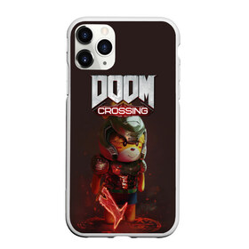 Чехол для iPhone 11 Pro Max матовый с принтом Doom Crossing в Петрозаводске, Силикон |  | Тематика изображения на принте: animal crossing | isabelle | tom nook | энимал кроссинг