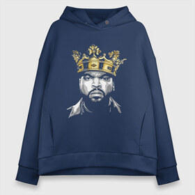 Женское худи Oversize хлопок с принтом Ice Cube King в Петрозаводске, френч-терри — 70% хлопок, 30% полиэстер. Мягкий теплый начес внутри —100% хлопок | боковые карманы, эластичные манжеты и нижняя кромка, капюшон на магнитной кнопке | 2pac | black | compton | dog | dr dre | hip hop | ice cube | king | nwa | rap | snoop dogg | west coast | westside | айс кьюб | гангстер | голос улиц | король | микрофон | музыка | рифма | рэп | рэпер | хип хоп