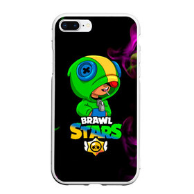 Чехол для iPhone 7Plus/8 Plus матовый с принтом Leon Brawl Stars в Петрозаводске, Силикон | Область печати: задняя сторона чехла, без боковых панелей | brawl stars | brawl stars leon | leon | leon green | leon зеленый | бравл старс | зеленый леон | леон | леон огонь | леон старс | скин зеленый