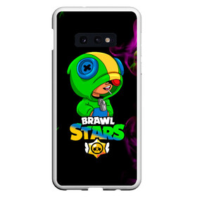 Чехол для Samsung S10E с принтом Leon Brawl Stars в Петрозаводске, Силикон | Область печати: задняя сторона чехла, без боковых панелей | Тематика изображения на принте: brawl stars | brawl stars leon | leon | leon green | leon зеленый | бравл старс | зеленый леон | леон | леон огонь | леон старс | скин зеленый