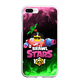 Чехол для iPhone 7Plus/8 Plus матовый с принтом СПРАУТ BRAWL STARS в Петрозаводске, Силикон | Область печати: задняя сторона чехла, без боковых панелей | brawl | brawl stars | brawl stars sprout | clash | sprout | tropical sprout | бравл старс | игра | мобильные игры | спраут | тропический спрут