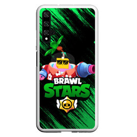 Чехол для Honor 20 с принтом SPROUT BRAWL STARS в Петрозаводске, Силикон | Область печати: задняя сторона чехла, без боковых панелей | brawl | brawl stars | brawl stars sprout | clash | sprout | tropical sprout | бравл старс | игра | мобильные игры | спраут | тропический спрут