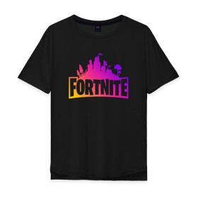 Мужская футболка хлопок Oversize с принтом FORTNITE PARTY EVENT в Петрозаводске, 100% хлопок | свободный крой, круглый ворот, “спинка” длиннее передней части | deadmau5 | fortnite | fortnite 2 | fortnite x маршмелло | ikonik | marshmello | ninja | ninja streamer | raven | travis scott | ворон | иконик | ниндзя | пили | рейвен | трэвис скотт | фортнайт