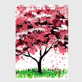 Скетчбук с принтом Сакура в Петрозаводске, 100% бумага
 | 48 листов, плотность листов — 100 г/м2, плотность картонной обложки — 250 г/м2. Листы скреплены сверху удобной пружинной спиралью | pink | sakura | tree | дерево | дерево сакуры | природа | розовое | сакура | цветущее дерево
