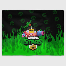 Плед 3D с принтом СПРАУТ BRAWL STARS в Петрозаводске, 100% полиэстер | закругленные углы, все края обработаны. Ткань не мнется и не растягивается | brawl | brawl stars | brawl stars sprout | clash | sprout | tropical sprout | бравл старс | игра | мобильные игры | спраут | тропический спрут