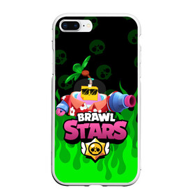 Чехол для iPhone 7Plus/8 Plus матовый с принтом СПРАУТ BRAWL STARS в Петрозаводске, Силикон | Область печати: задняя сторона чехла, без боковых панелей | brawl | brawl stars | brawl stars sprout | clash | sprout | tropical sprout | бравл старс | игра | мобильные игры | спраут | тропический спрут