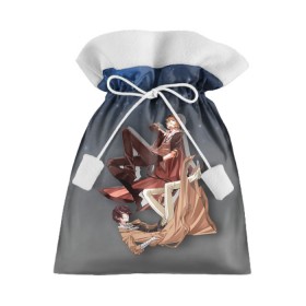 Подарочный 3D мешок с принтом Дазай и Чуя в Петрозаводске, 100% полиэстер | Размер: 29*39 см | bungou stray dogs | аниме | великие из бродячих псов | дазай и чуя