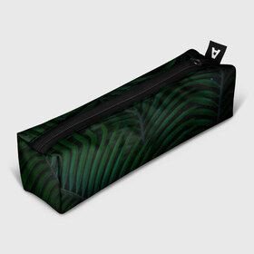 Пенал 3D с принтом Пальмовые листья в Петрозаводске, 100% полиэстер | плотная ткань, застежка на молнии | Тематика изображения на принте: пальмы | папоротник | тропики