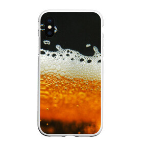 Чехол для iPhone XS Max матовый с принтом ТЕМНОЕ ПИВО в Петрозаводске, Силикон | Область печати: задняя сторона чехла, без боковых панелей | Тематика изображения на принте: beer | бир | напитки | пенное