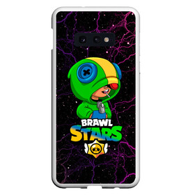 Чехол для Samsung S10E с принтом Leon Brawl Stars в Петрозаводске, Силикон | Область печати: задняя сторона чехла, без боковых панелей | brawl stars | brawl stars leon | leon | leon green | бравл старс | зеленый леон | леон | леон огонь | леон старс | скин зеленый