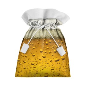 Подарочный 3D мешок с принтом ПИВО в Петрозаводске, 100% полиэстер | Размер: 29*39 см | Тематика изображения на принте: beer | textures | бир | напитки | пенное | текстуры | фон