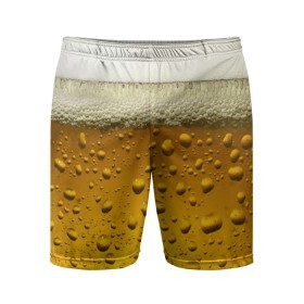 Мужские шорты спортивные с принтом ПИВО в Петрозаводске,  |  | beer | textures | бир | напитки | пенное | текстуры | фон