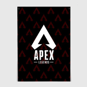 Постер с принтом APEX LEGENDS в Петрозаводске, 100% бумага
 | бумага, плотность 150 мг. Матовая, но за счет высокого коэффициента гладкости имеет небольшой блеск и дает на свету блики, но в отличии от глянцевой бумаги не покрыта лаком | apex | apex legends | battle | battle royal | bloodhound | titanfall | wraith | апекс | апекс легендс | батл рояль | битва | война | каустик | королевская битва