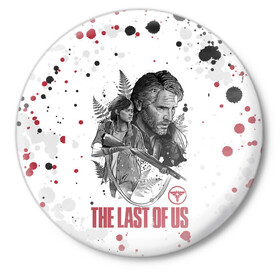 Значок с принтом The Last of Us в Петрозаводске,  металл | круглая форма, металлическая застежка в виде булавки | ashley | baker | cicada | ellie | joel | johnson | last | miller | of | the | troy | us | бейкер | вилльямс | джонсон | джоэл | из | миллер | нас | одни | последние | трой | цикада | элли | эшли