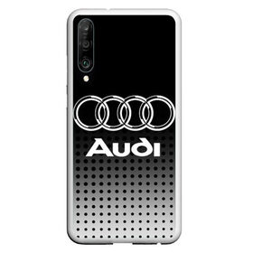 Чехол для Honor P30 с принтом Audi в Петрозаводске, Силикон | Область печати: задняя сторона чехла, без боковых панелей | audi | audi лого | audi марка | audi эмблема | ауди | ауди значок | ауди лого | ауди чб значок | ауди эмблема | значок audi | лого автомобиля | логотип audi | логотип ауди | черно белый