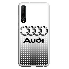 Чехол для Honor P30 с принтом Audi в Петрозаводске, Силикон | Область печати: задняя сторона чехла, без боковых панелей | audi | audi лого | audi марка | audi эмблема | ауди | ауди значок | ауди лого | ауди чб значок | ауди эмблема | значок audi | лого автомобиля | логотип audi | логотип ауди | черно белый