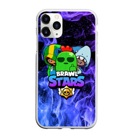 Чехол для iPhone 11 Pro Max матовый с принтом Brawl Stars TRIO в Петрозаводске, Силикон |  | 