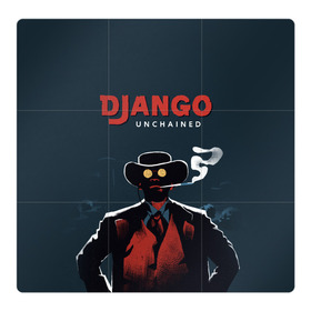 Магнитный плакат 3Х3 с принтом Django в Петрозаводске, Полимерный материал с магнитным слоем | 9 деталей размером 9*9 см | Тематика изображения на принте: django | tarantino | джанго | джанго освобожденный | тарантино