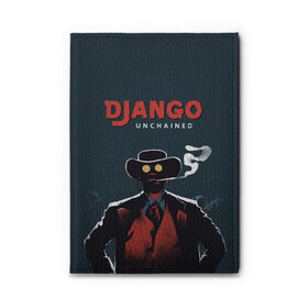 Обложка для автодокументов с принтом Django в Петрозаводске, натуральная кожа |  размер 19,9*13 см; внутри 4 больших “конверта” для документов и один маленький отдел — туда идеально встанут права | django | tarantino | джанго | джанго освобожденный | тарантино