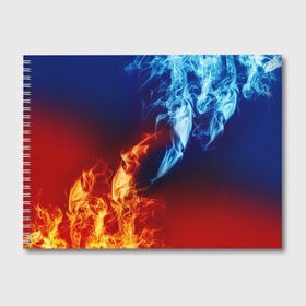 Альбом для рисования с принтом БИТВА ОГНЕЙ в Петрозаводске, 100% бумага
 | матовая бумага, плотность 200 мг. | fire | flame | битва | вода | жар | желтый | искра | искры | костер | красный | лед | огней | огнем | огненные | огненный | огни | огнями | огонек | огонечек | огонечки | огонь | огоньки | оранжевый | пламя | пожар